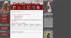 Desktop Screenshot of cocker-tierschutz.de