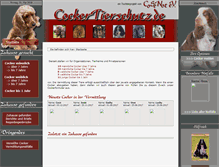 Tablet Screenshot of cocker-tierschutz.de